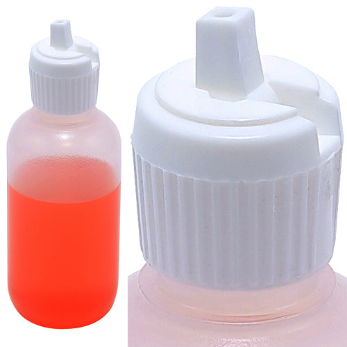 Dynalon LDPE Dropping Bottles with Flip Top Cap, Pk/6 (#D506-2, D506-4)