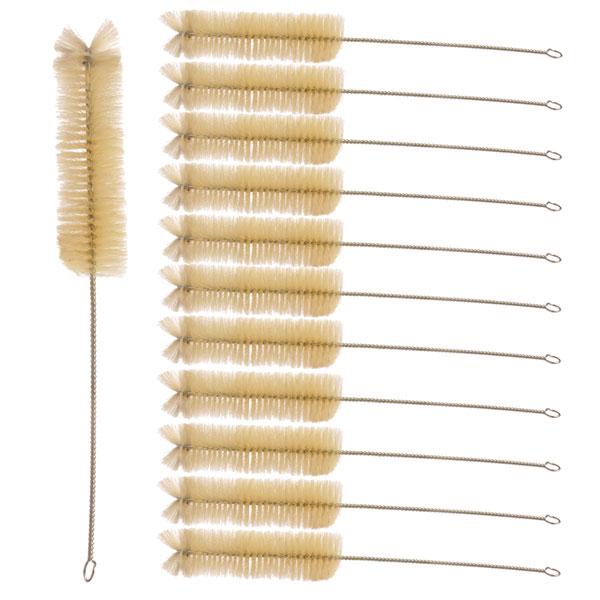 Natural Bristle Test Tube Brush, 4-3/4" x 1-1/4" x 11-1/4" Pack/12 - 0