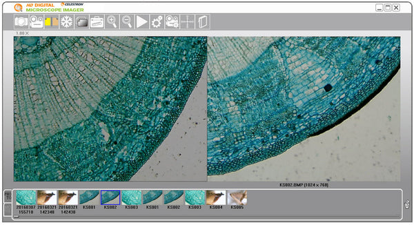 Celestron 5 MP Digital Imager Camera (#44422) comparison software