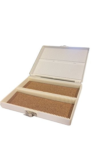 Microscope Slide Storage Box for 3" x 1" Standard Slides, 100 Capacity - 1