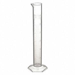 PMP Measuring Cylinders, 25ml and 50ml, Hexagon Base (A1018) - Benz Microscope Optics Center