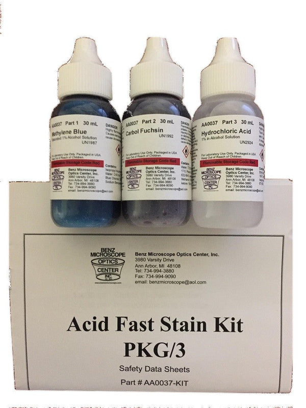 Benz Microscope Acid-Fast Stain Kit - 0