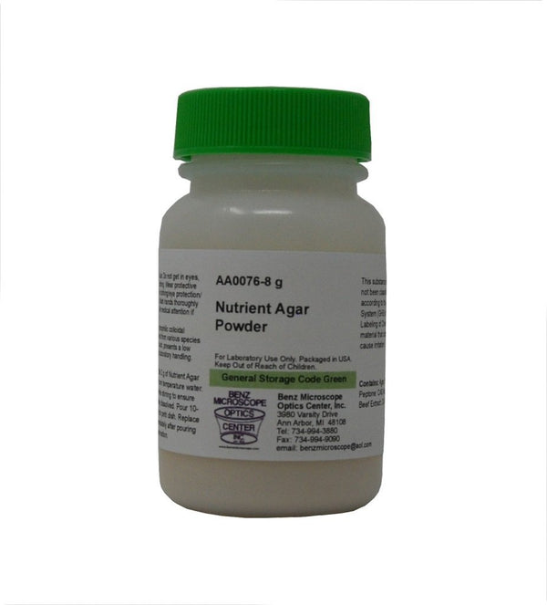 Nutrient Agar Powder, 8g (#BZ0076) - Benz Microscope Optics Center