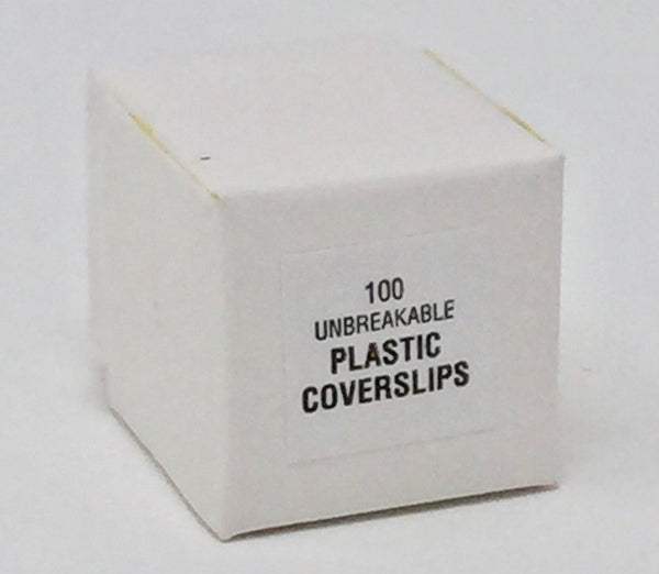 Rinzl Plastic Cover Slips, Box, Case, or Bulk, Made in USA (#2083US, 2085US) - Benz Microscope Optics Center