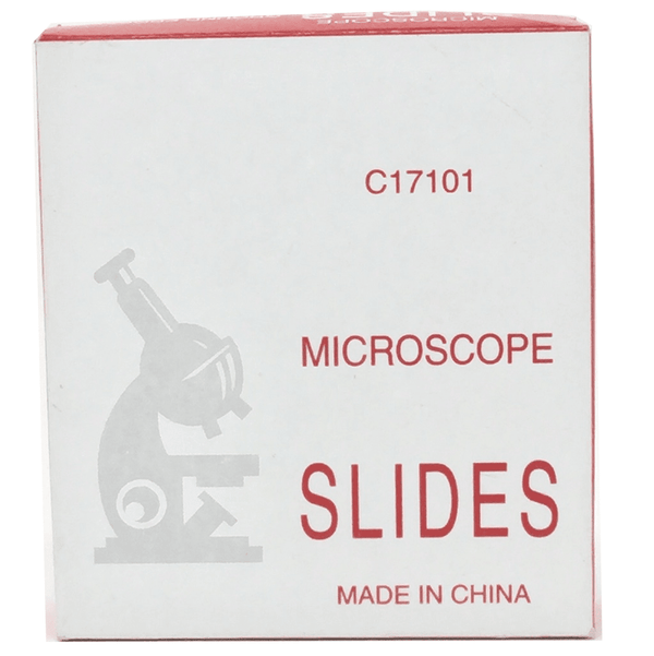 Standard Glass Microscope Slides, 3" x 1" Plain or Frosted - 1